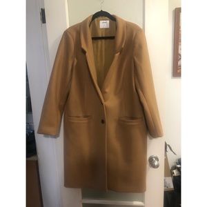 Soft-Brushed Wool Coat  *NWT*